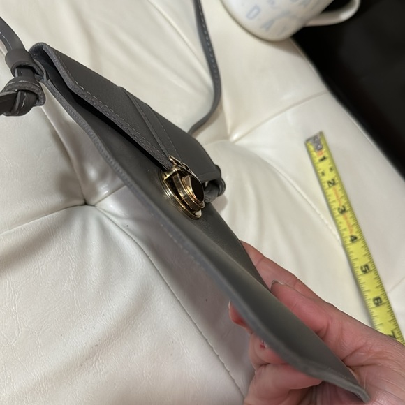 Like New Cell Phone/Purse Crossbody-Adjustable Strap-Gray - Picture 7 of 8